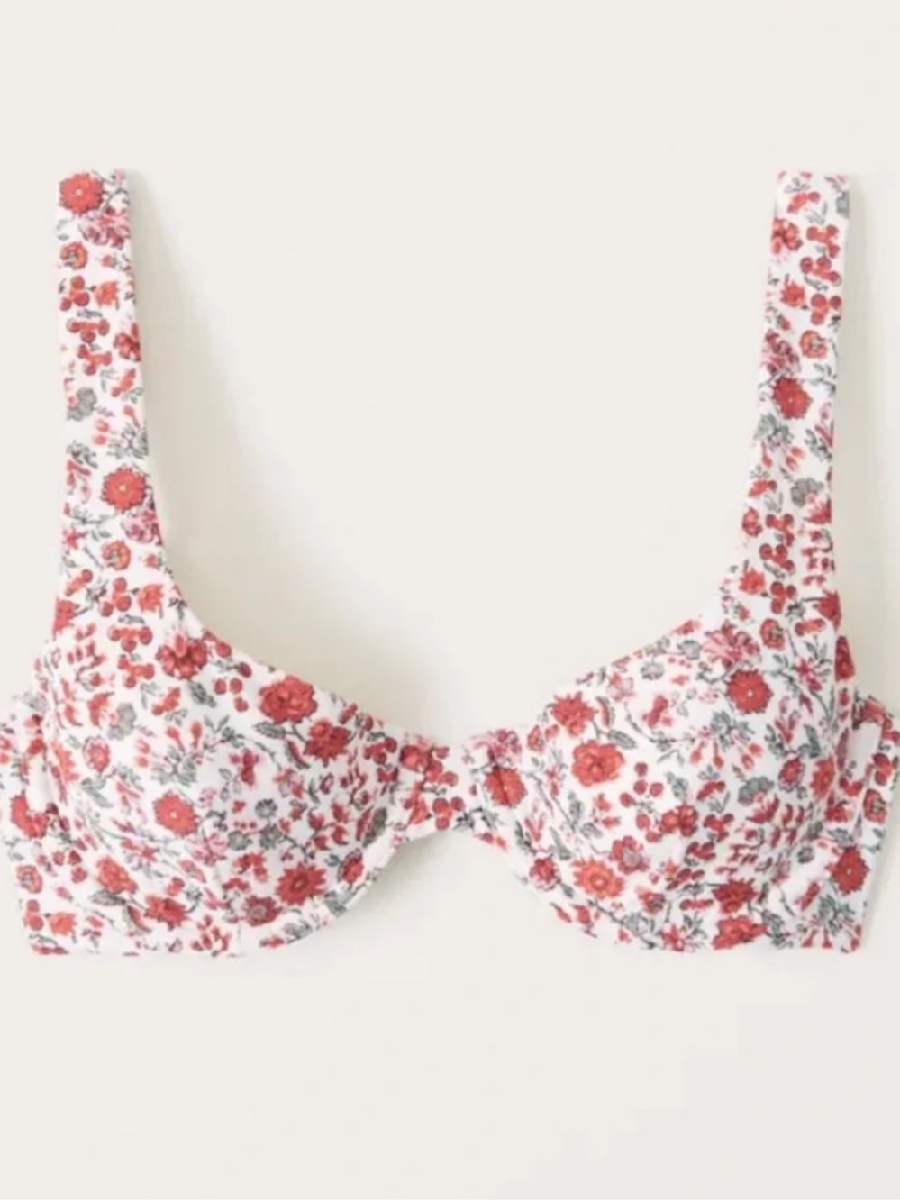 Abercrombie fitch ditsy floral swim top